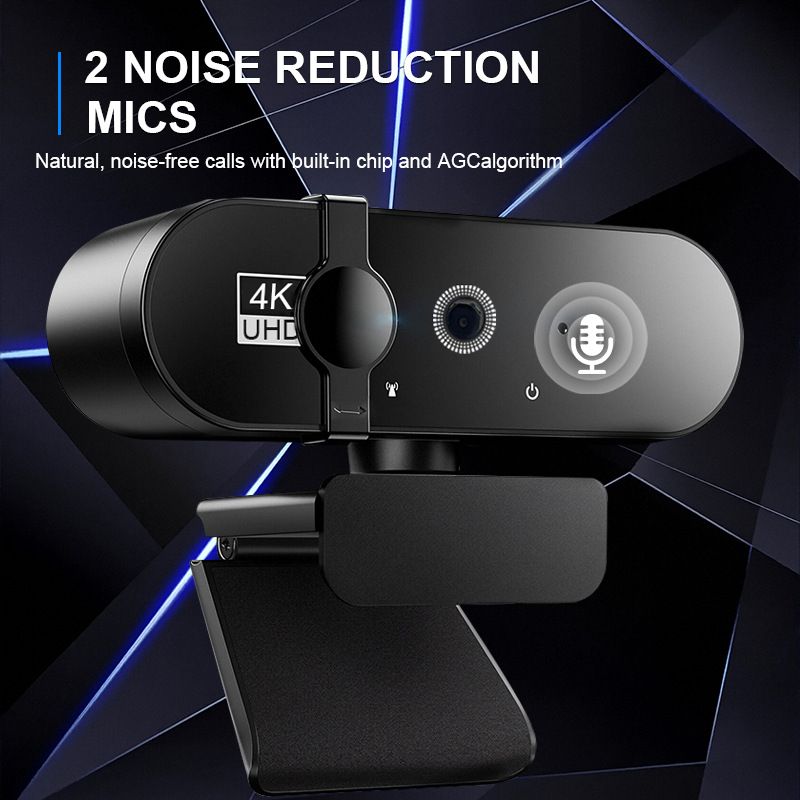 Webcam 2K/4K mit integriertem Mikrofon