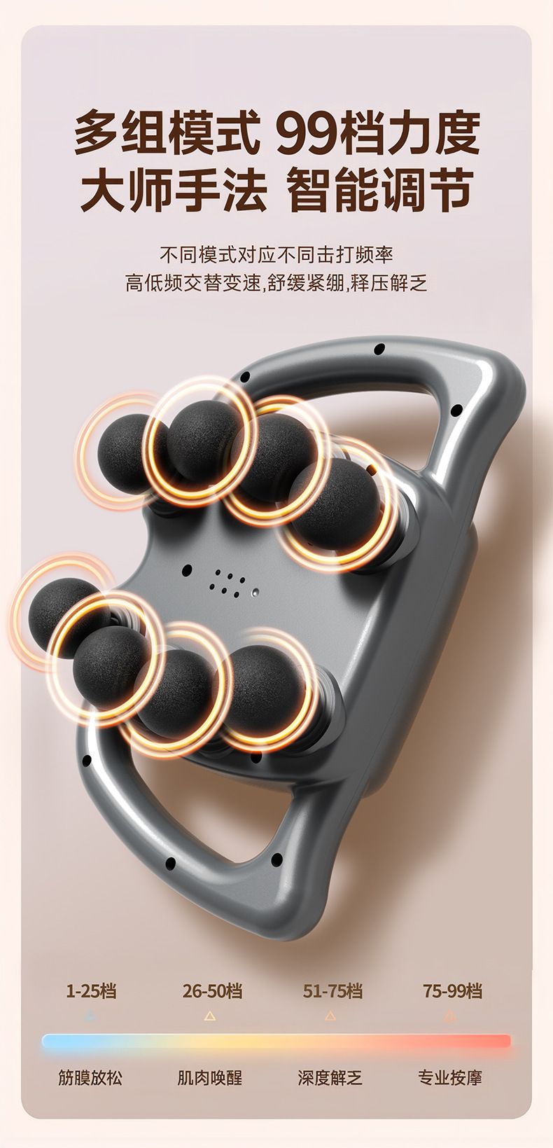 8-head fascia gun deep muscle relaxer vibration massage