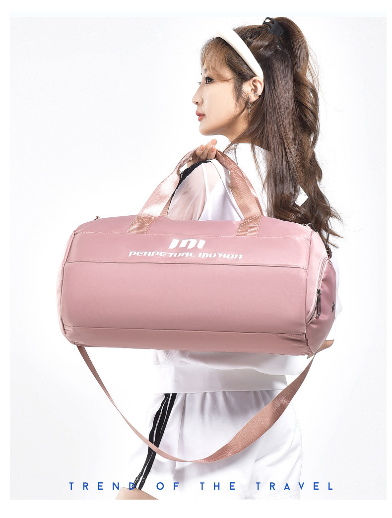 Fitness Bag with Wet and Dry Compartments