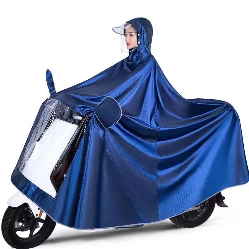 Yağmurluk tam vücut, elektrikli araç motosiklet, uzun kalın, tek veya çift kişi
