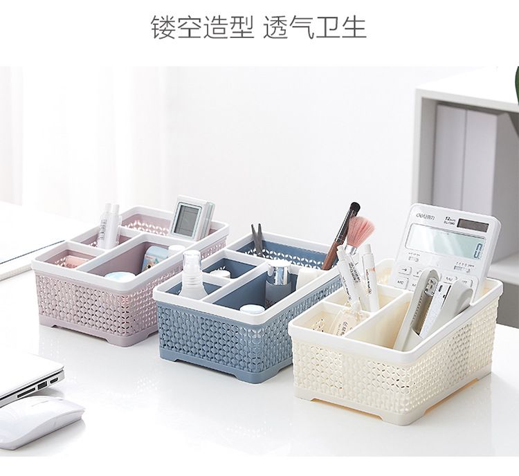 Kosmetik-Aufbewahrungsbox Schminkpinsel Lippenstift Schreibtisch-Organizer