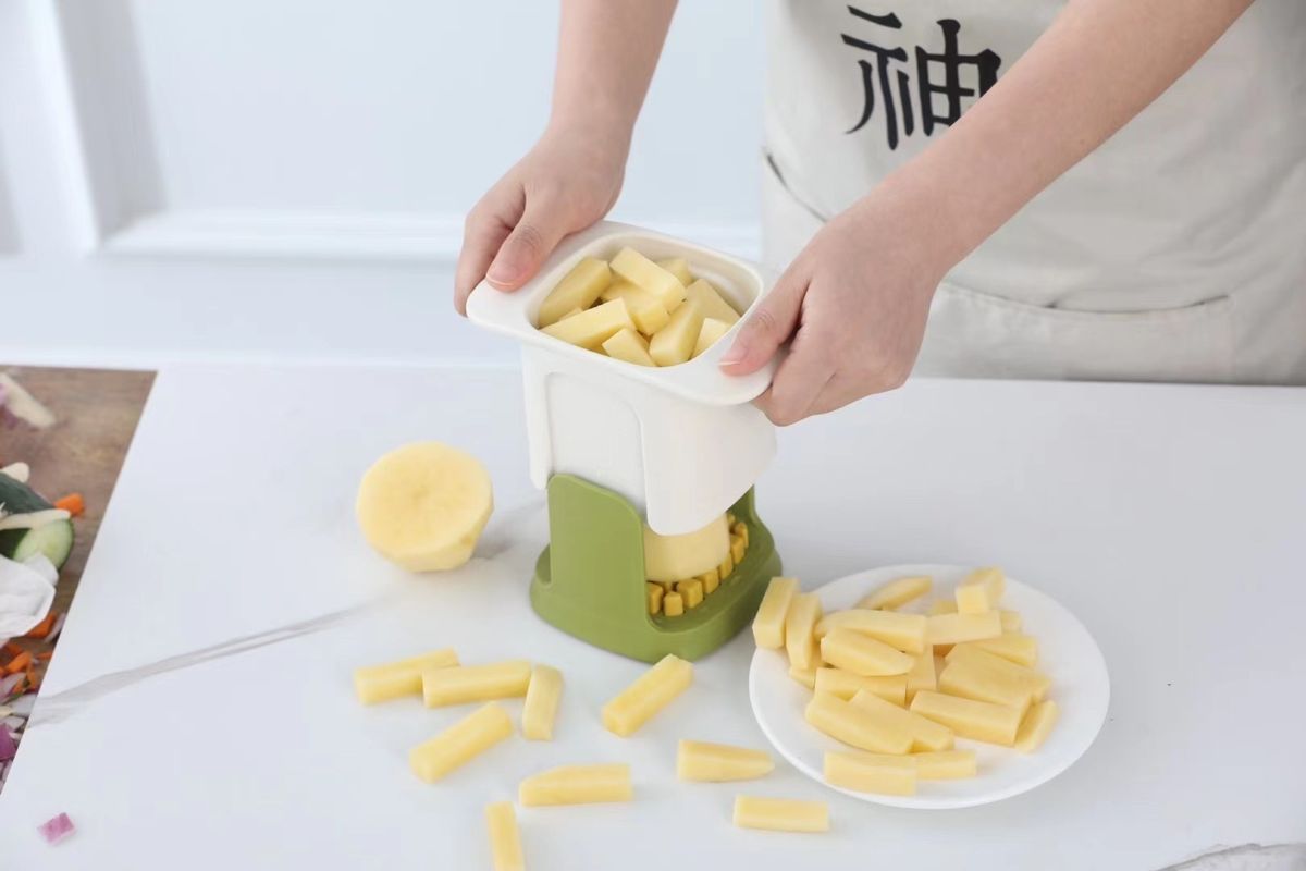 Manuelles Gemüseschneidegerät mit Kartoffel- und Pommes-Klinge