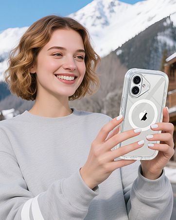 iPhone 18 Pro Max three-proof magnetic case, neutral colors