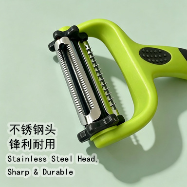 三合一削皮器刨丝器创意多功能旋转削皮器蔬果刨子刮皮刀礼品瓜刨