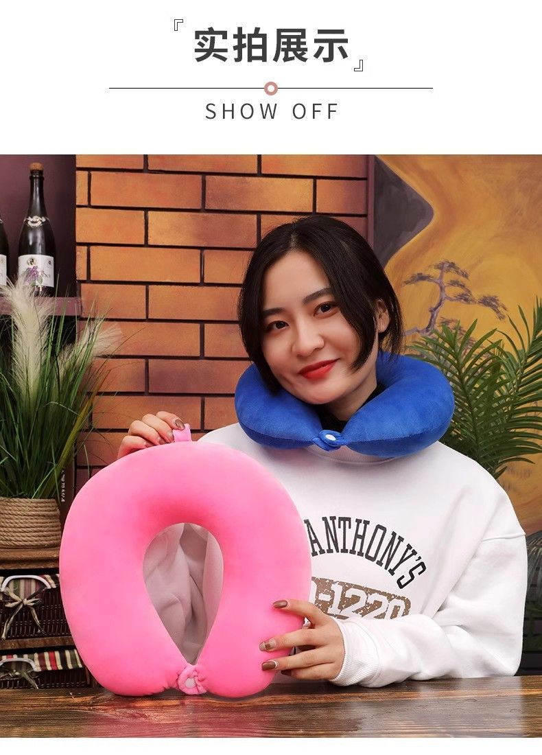 U-shaped neck pillow travel portable