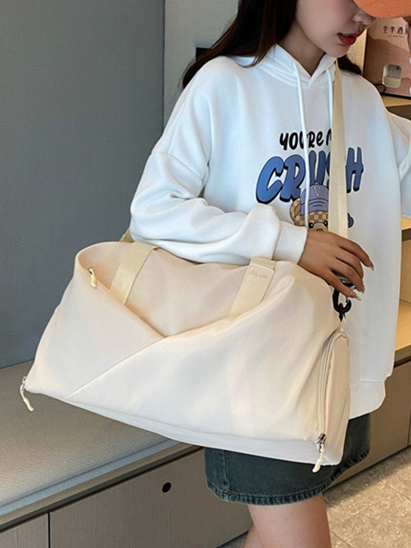 运动健身包女干湿分离游泳包大容量训练包手提斜挎瑜伽包可印logo