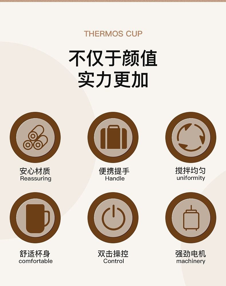 跨境USB充电摇摇杯便携式马克杯磁力杯电动懒人全自动咖啡搅拌杯