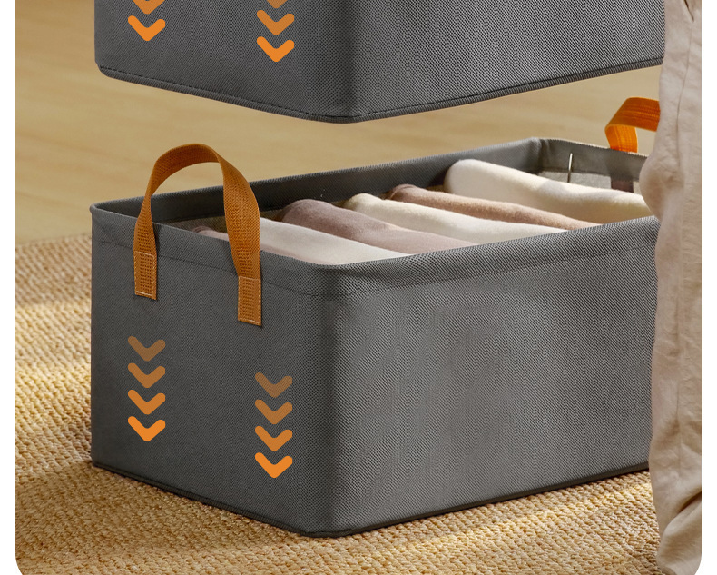 Clothing storage box, thickened fabric, pants organizer