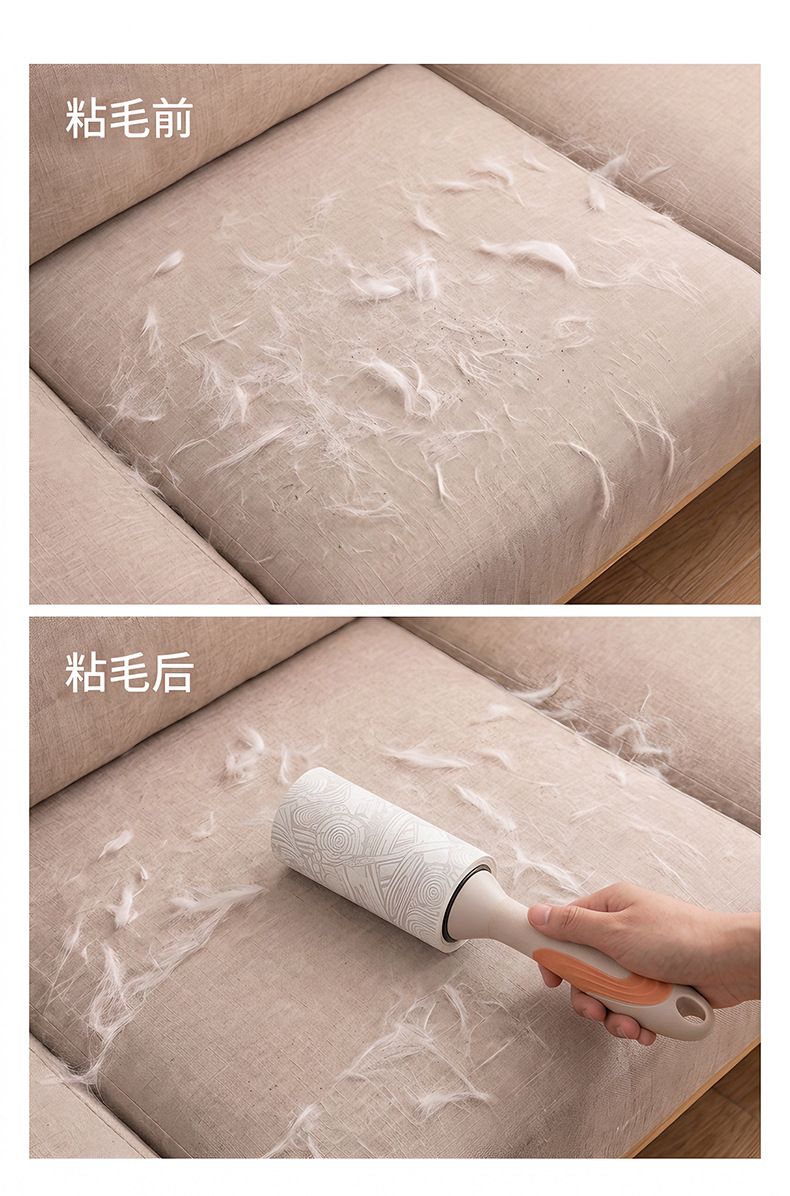 Adhesive lint roller, tear-off type, 90 sheets