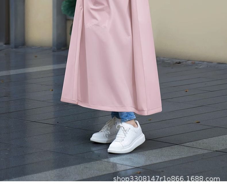 Regenjacke, winddicht, wasserdicht, verlängert