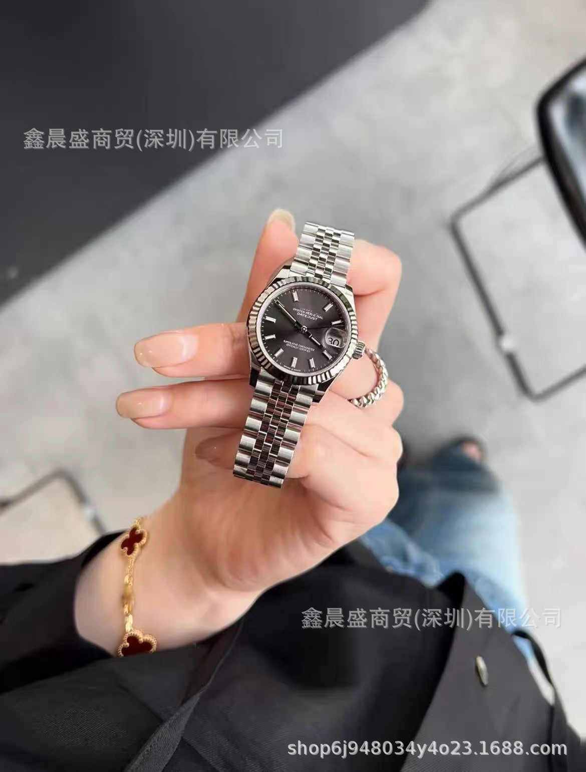 Automatische mechanische Paararmbanduhr, 31/41 mm, Saphirglas