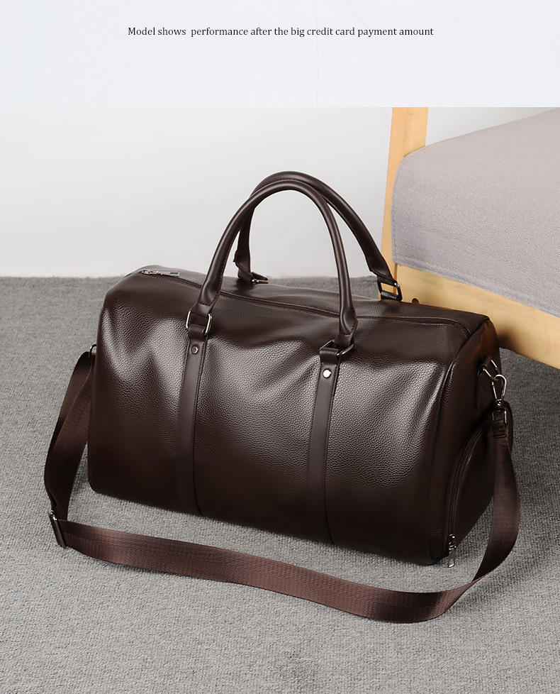 Men's travel bag, yoga and fitness bag, dry-wet separation