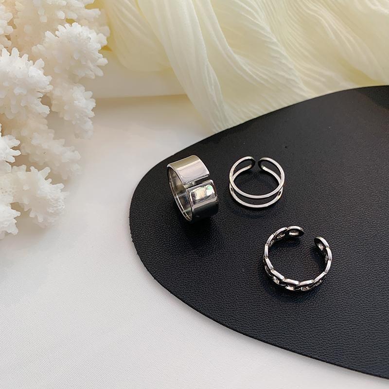 Schmetterlings-Ringset 4-teilig Damen