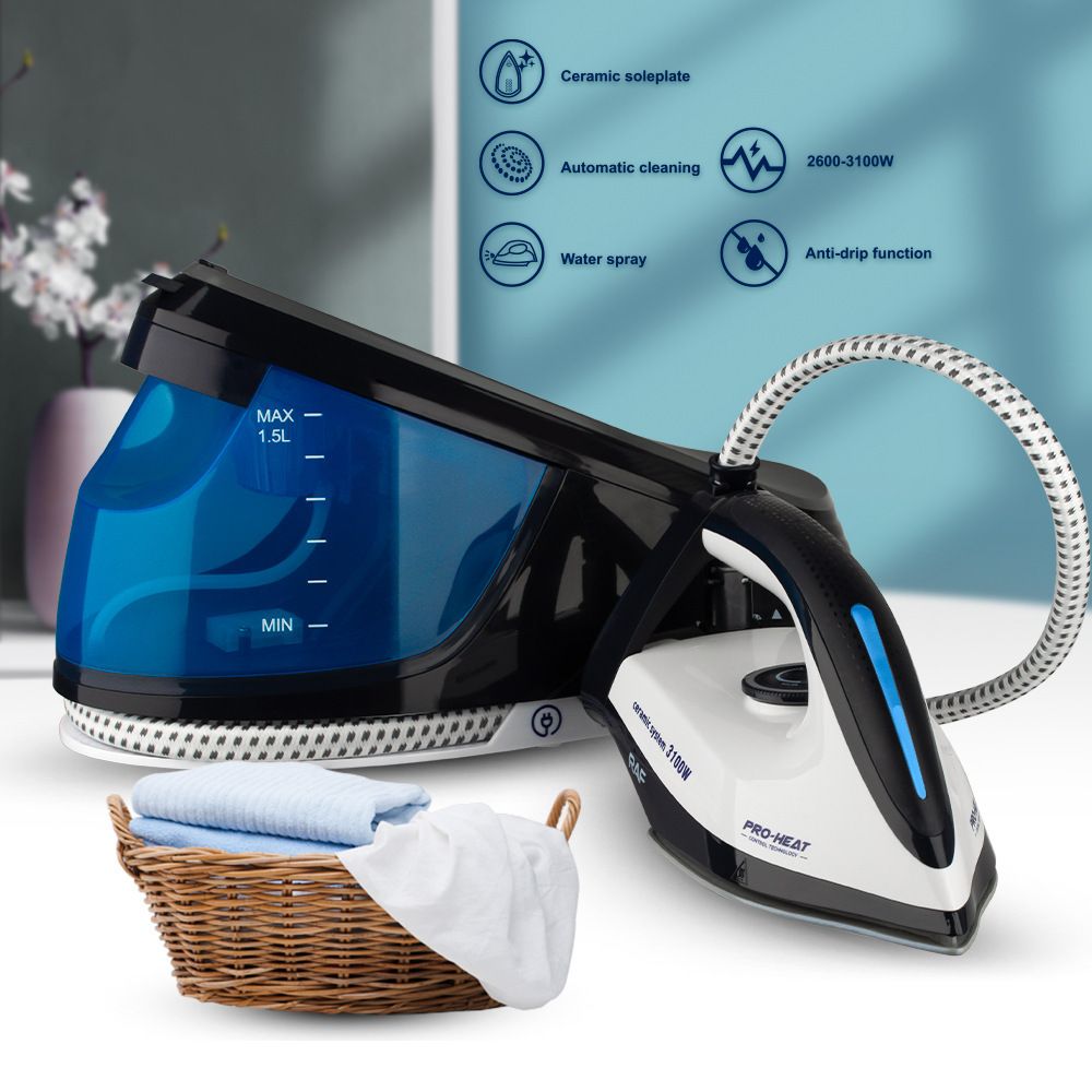 Portable pressure steam iron handheld high power