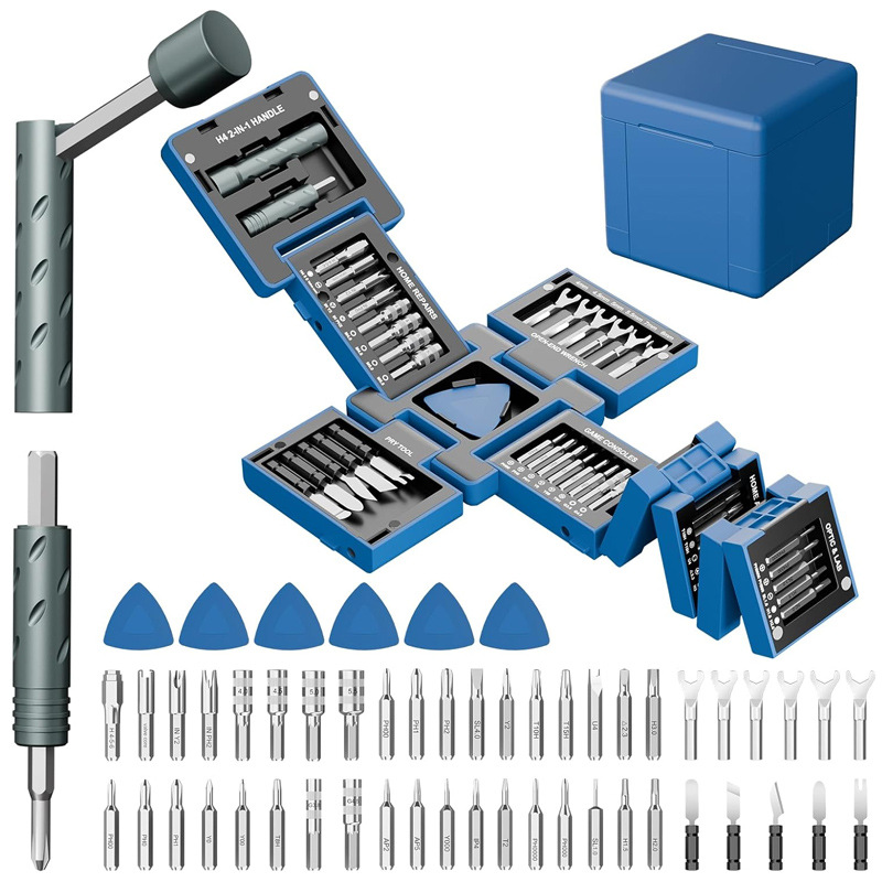 55-in-1 Precision Screwdriver Set, Foldable Multi-Tool Kit