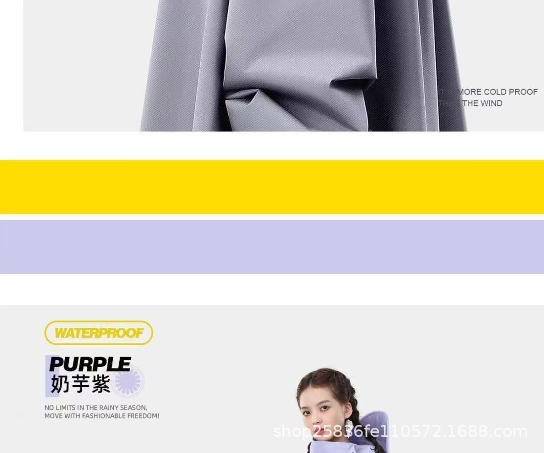 Electric vehicle raincoat, adult full body with sleeves