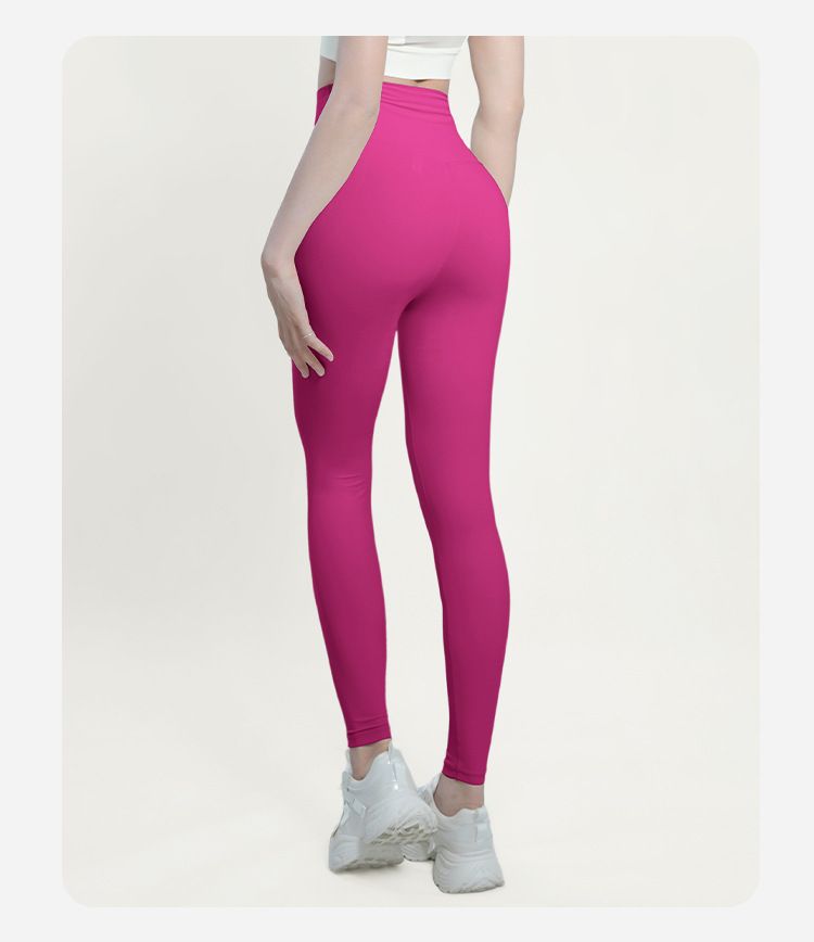 Yüksek bel yoga pantolon, kalçaları kaldırıcı fitness