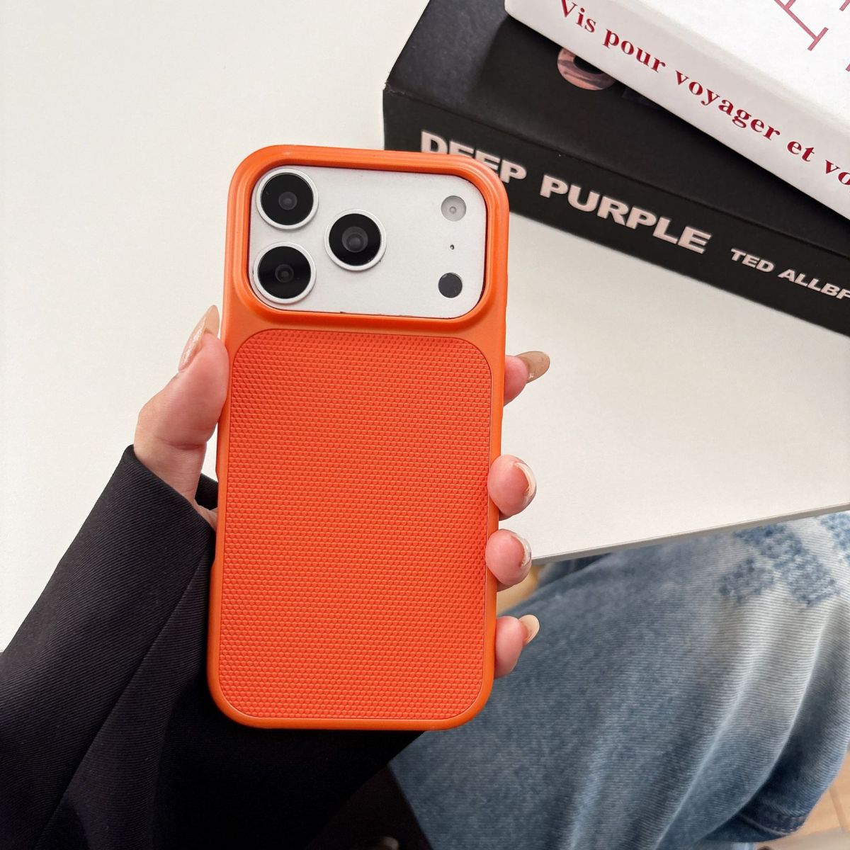 Apple iPhone 17 Pro Max elmas desenli hard kılıf, lüks
