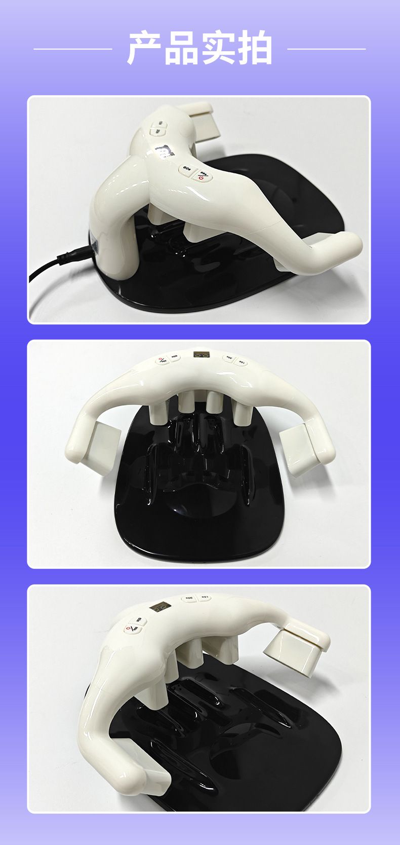 Nail phototherapy lamp with automatic sensor, LED, non-yellowing