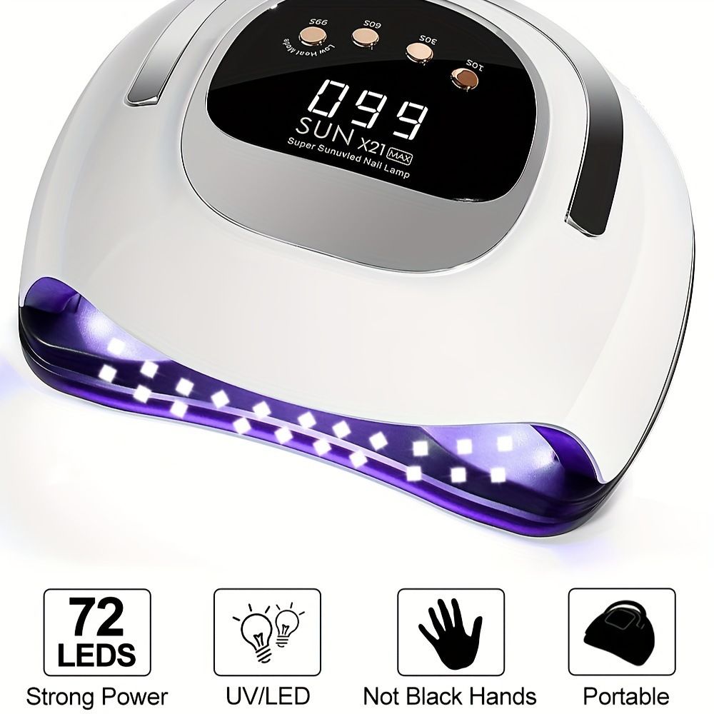 UV nail lamp smart induction 4-speed timer