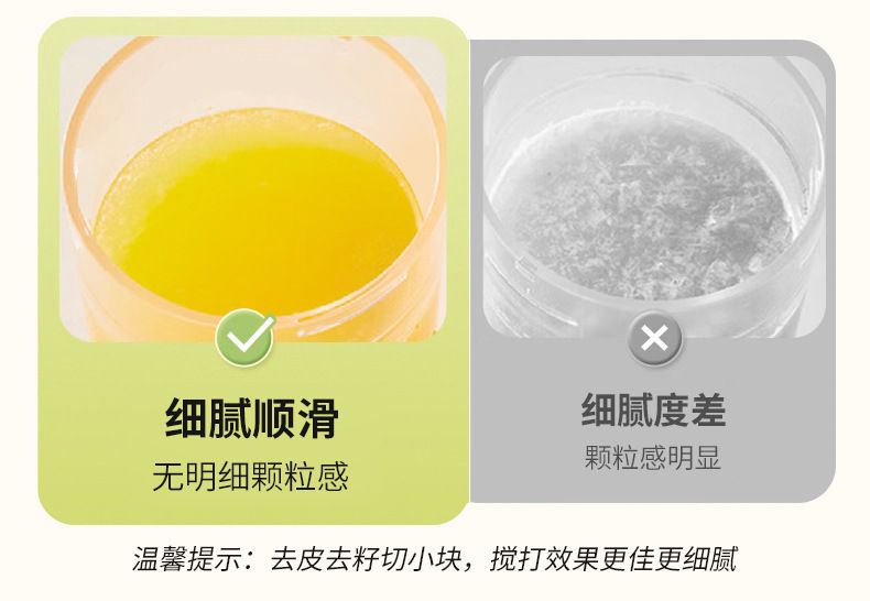 USB rechargeable juicer with ice crusher, portable