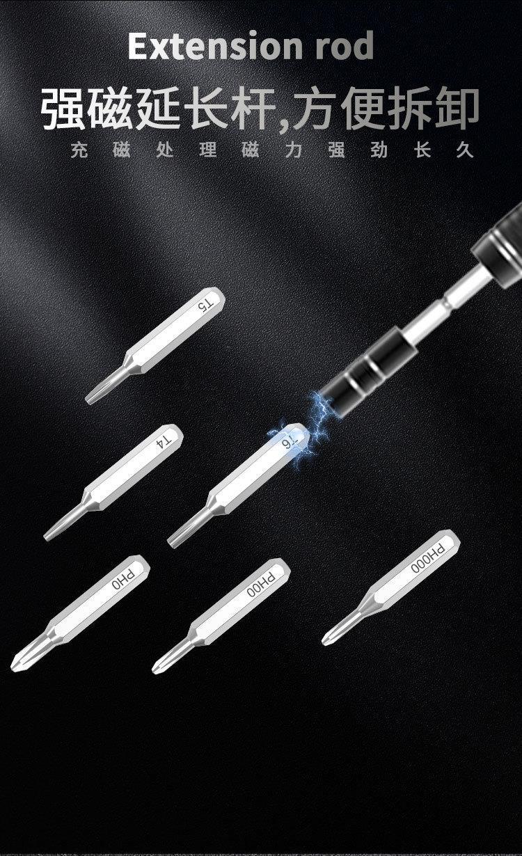 138-in-1 screwdriver set for watch, phone and eyeglass repair