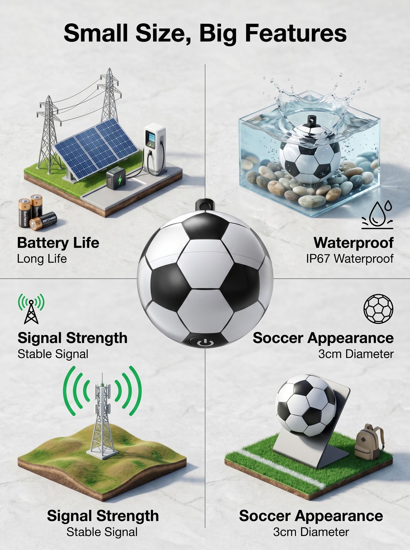 Futbol konum belirleme cihazı AirTag GPS bulucu