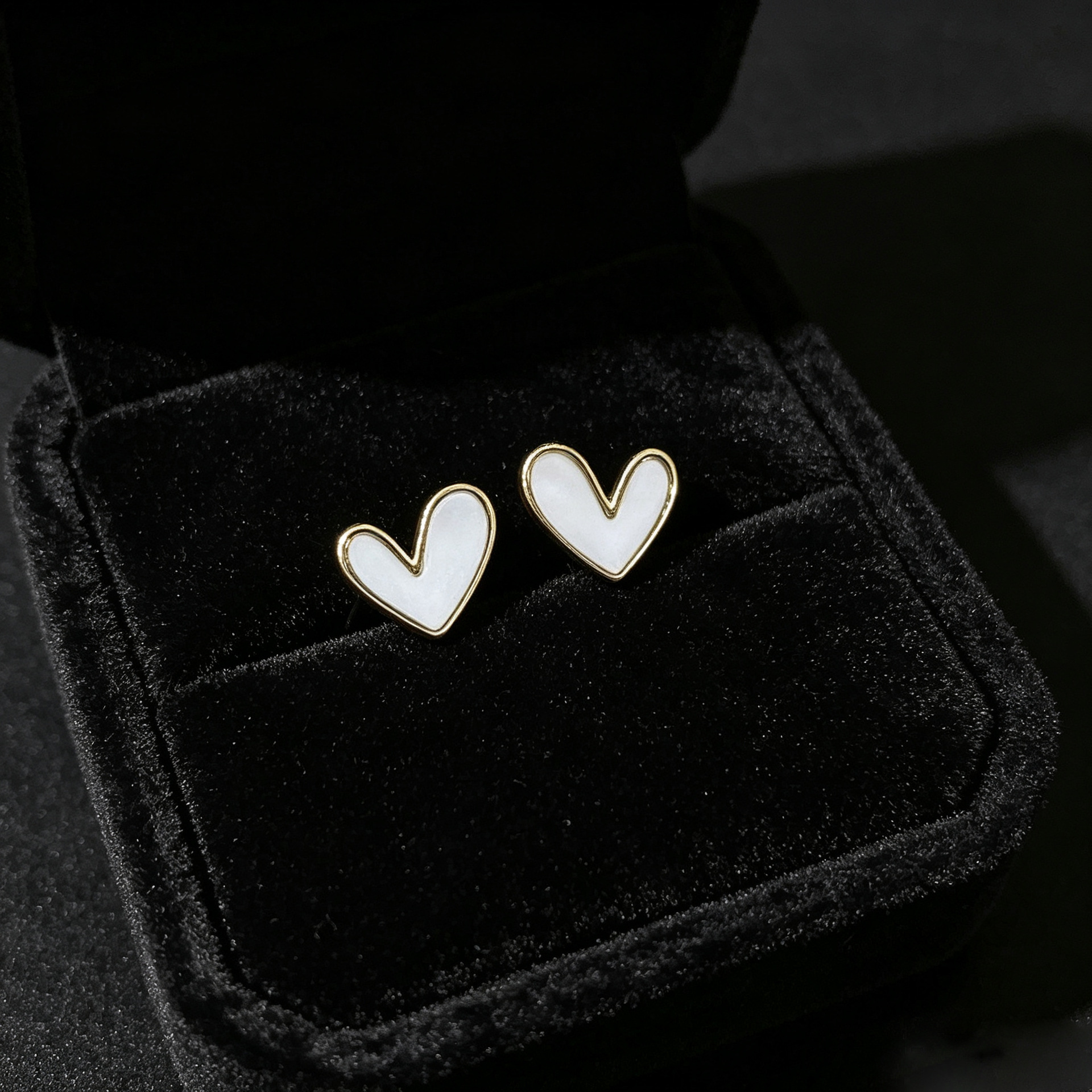 S999 Sterling Silver Zircon Stud Earrings Women