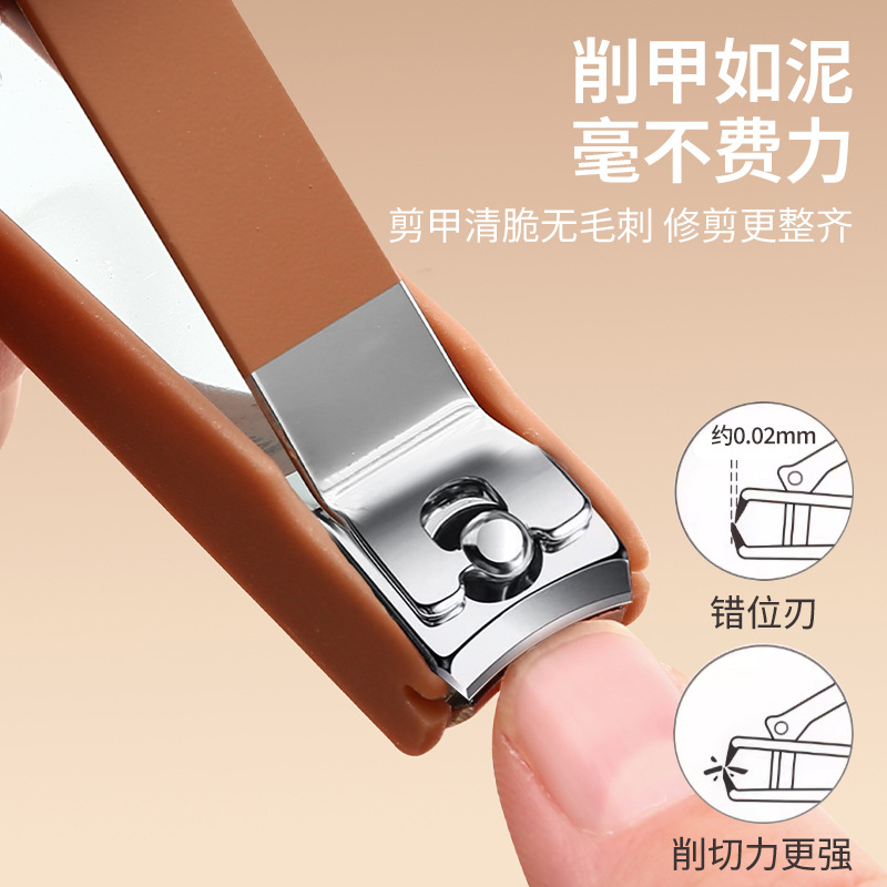 指甲刀套装2025新款防飞溅家用指甲剪指甲钳挖耳勺专用工具修甲