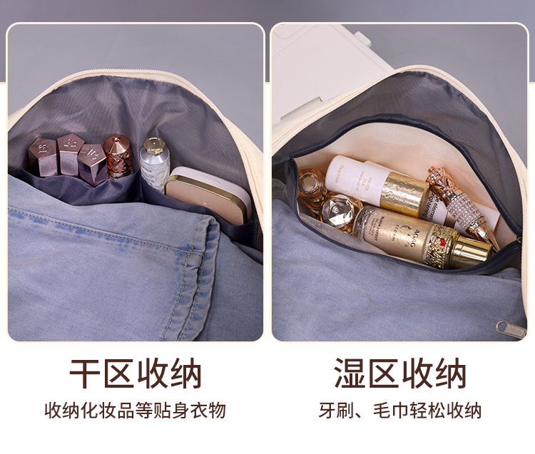 Reisetasche Damen, faltbar, großes Fassungsvermögen