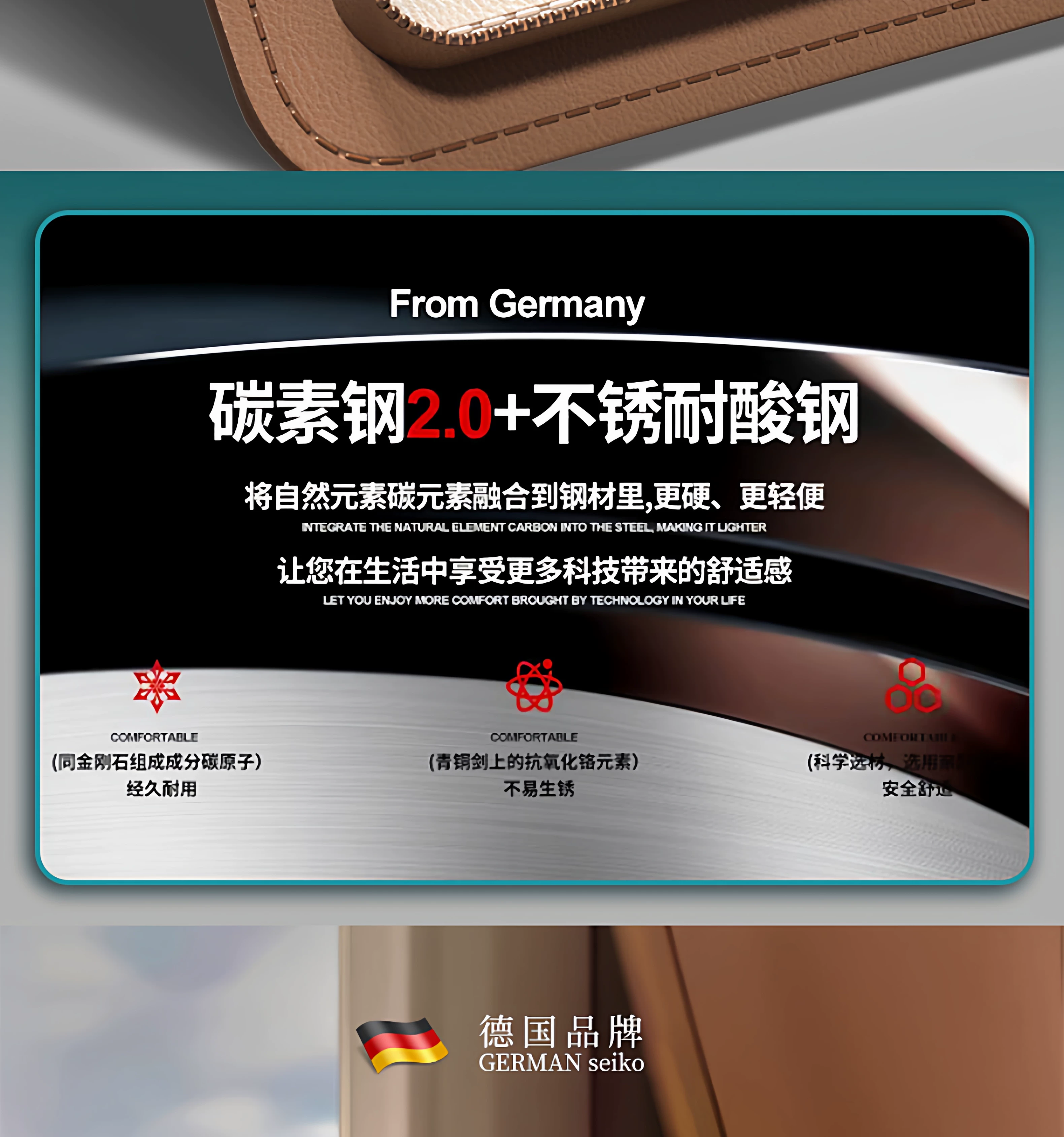 Deutsches Nagelpflegeset, tragbar, hochwertig