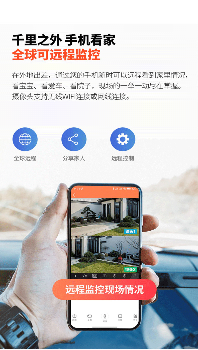 Tuya 5G intelligente WLAN Überwachungskamera POE Dual-Kamera