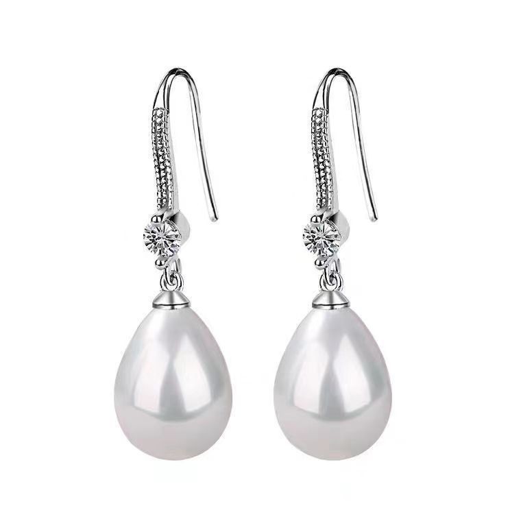 Perlen-Ohrringe Damen, leicht und elegant