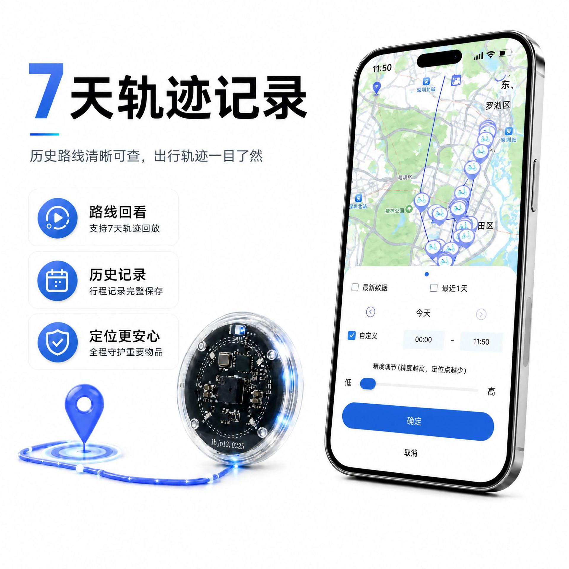 Findmy Dual System GPS Tracker for Kids and Pets
