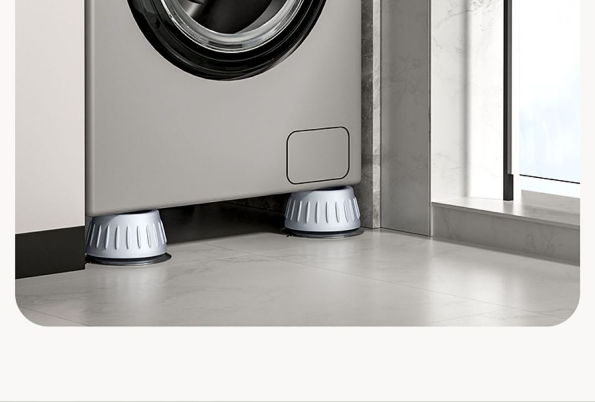 Washing machine base, universal, anti-slip, vibration dampening