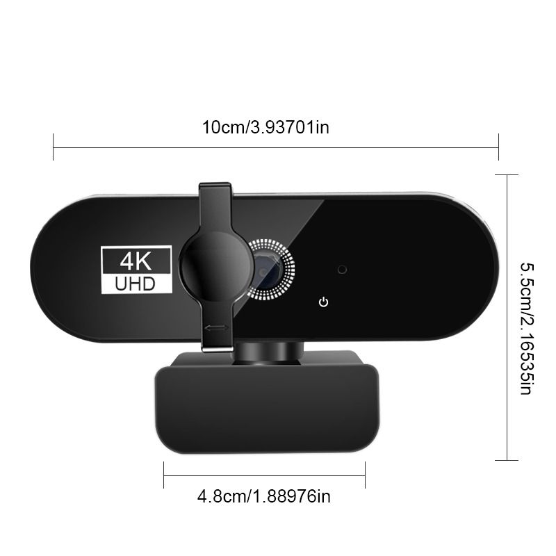 Webcam 2K/4K mit integriertem Mikrofon