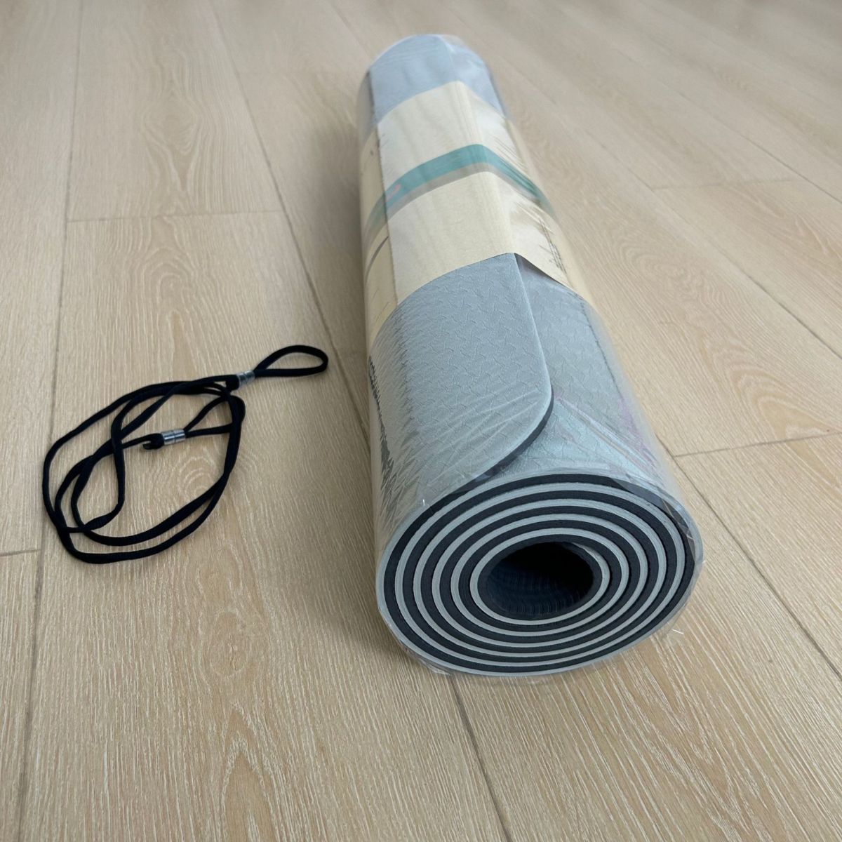 Çift renkli TPE yoga matı 6mm yüksek yoğunluk kaymaz