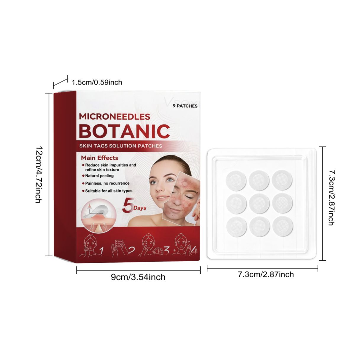Acne patch for skincare, ultra-thin and breathable