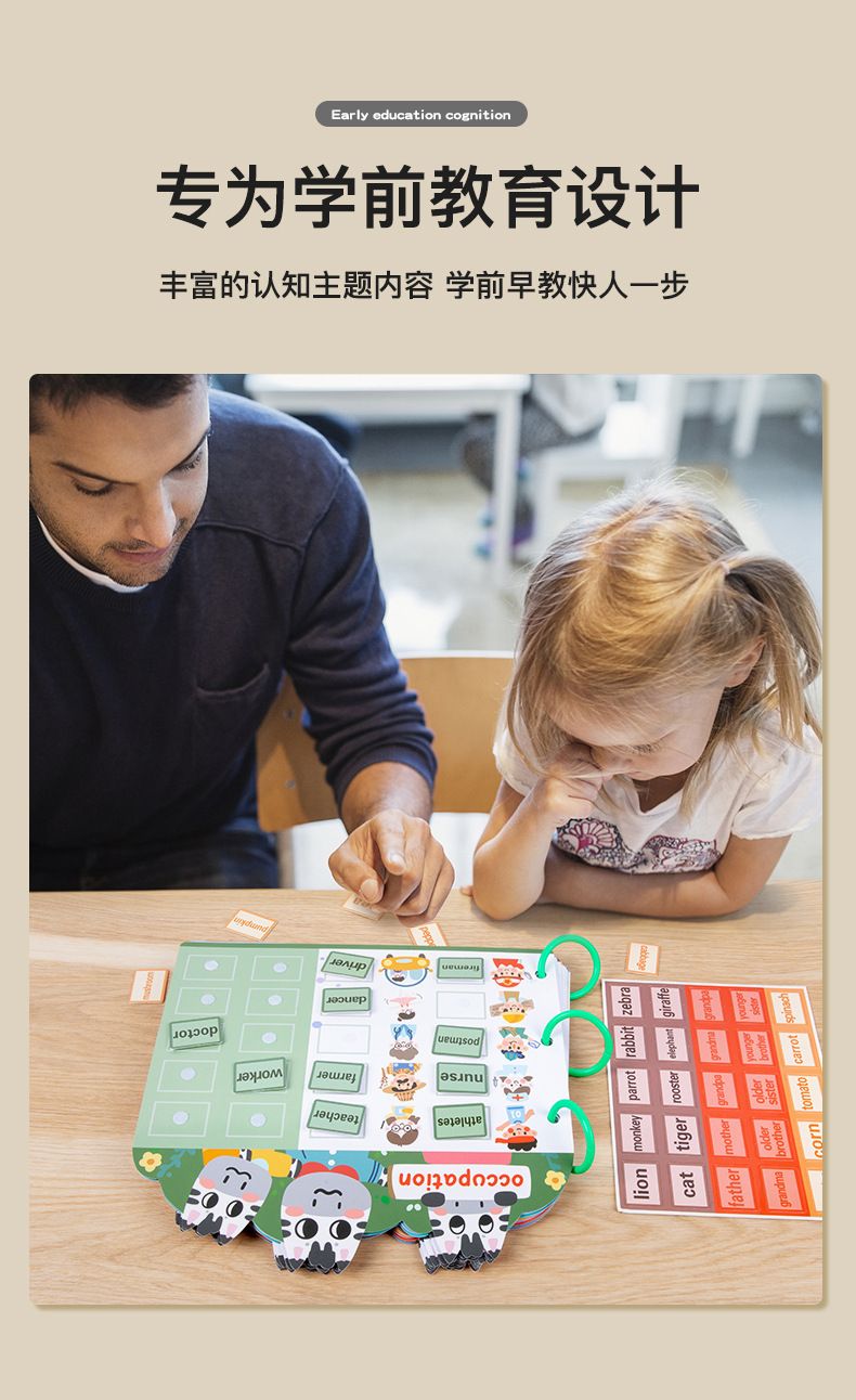 Quiet Sticker Book, Educational Busy Book for Children