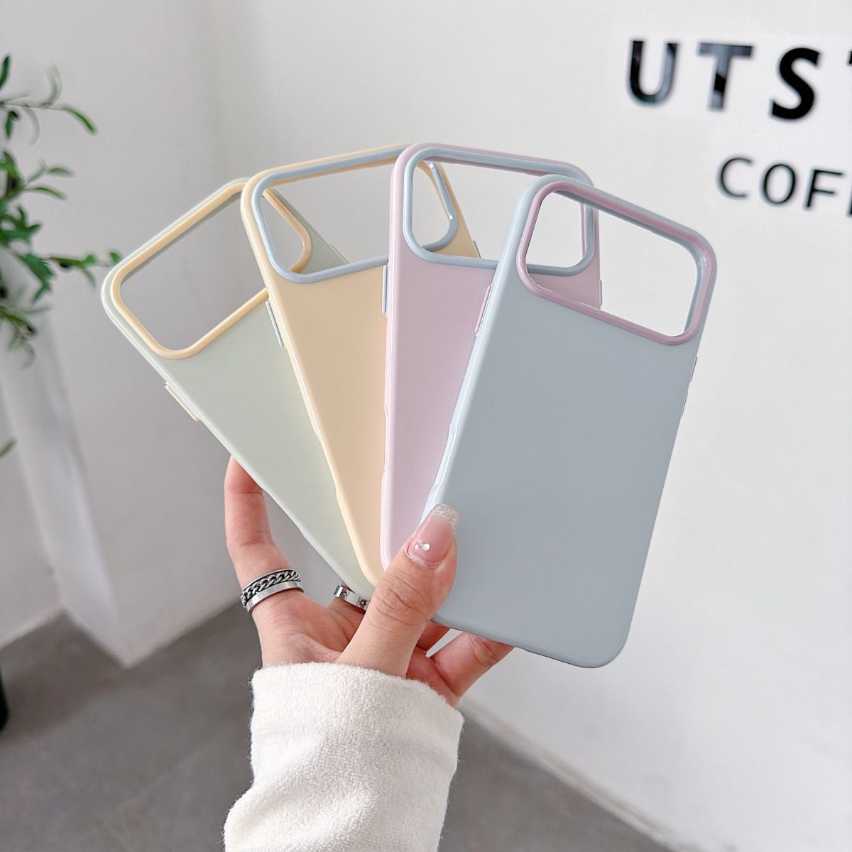 iPhone 17-18 Pro Max makaron jöle parlak dopamin kılıf