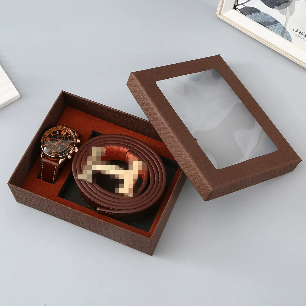 Herrn-Geschenkset mit Geldbörse und Gürtel