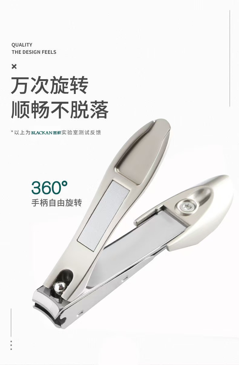 Engraved nail clipper set, imported, large size