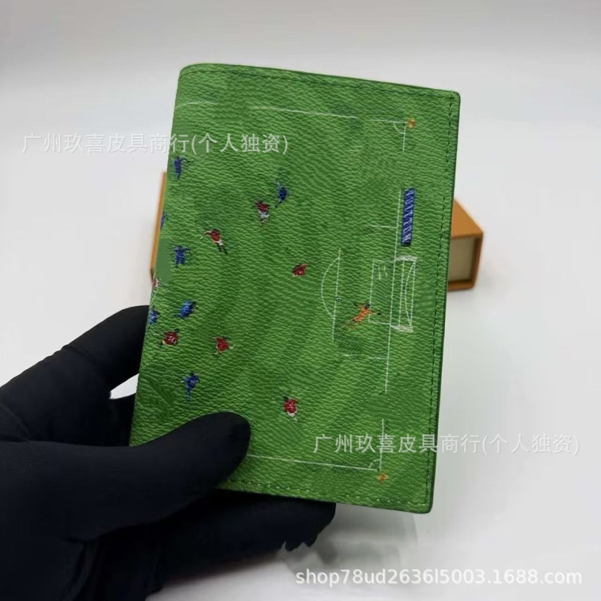 Genuine leather passport holder multi-functional card wallet