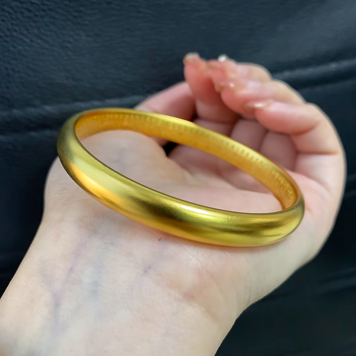 24K vergoldetes Lotus-Herz-Sutra Armband und Ring