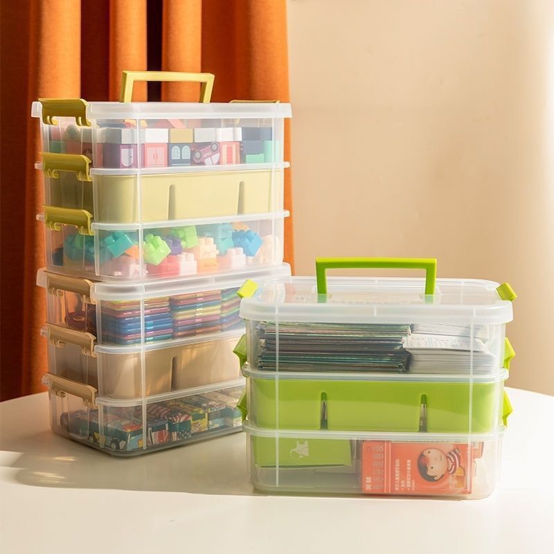 Transparent Stackable Jewelry Storage Box for Cosmetics and Accessories