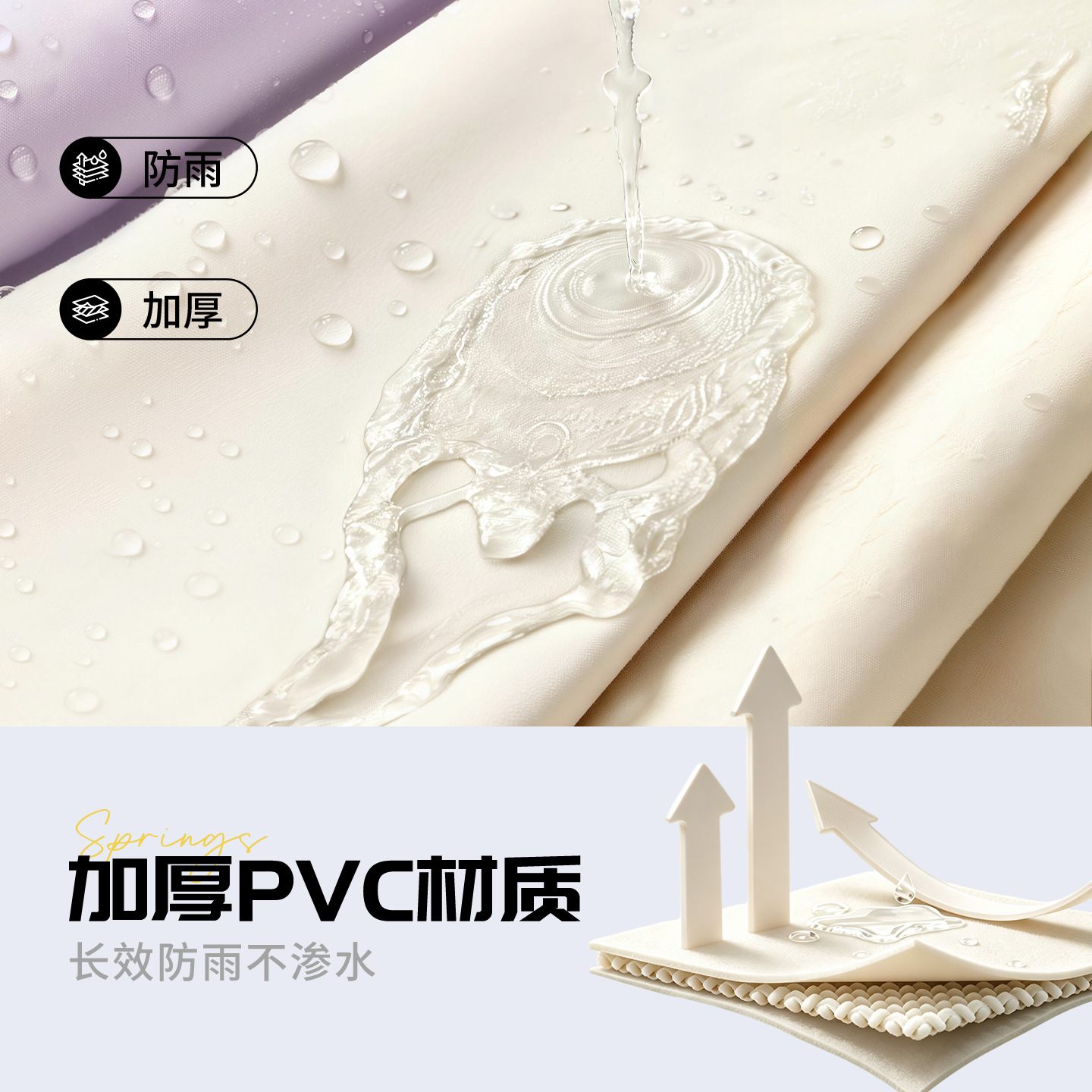 Electric vehicle raincoat, single person, PVC, with vision window