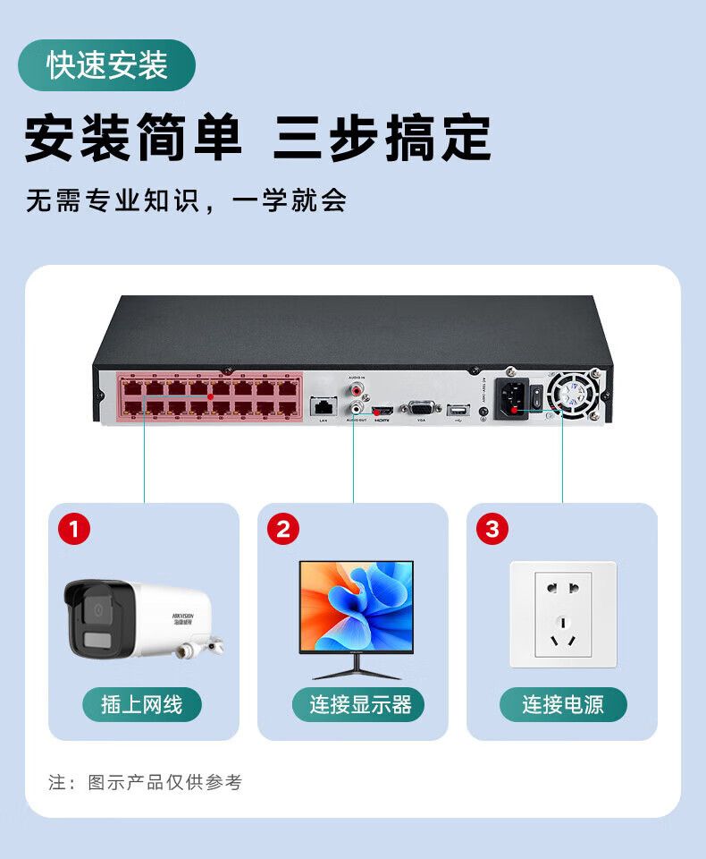 Hikvision-Sicherheitskamera-System 4MP, Vollfarbe, Mikrofon, Mobilüberwachung