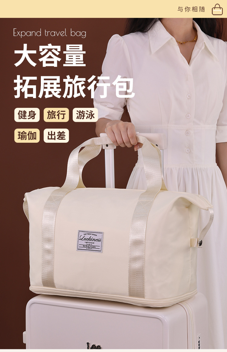 Reisetasche Damen, faltbar, großes Fassungsvermögen
