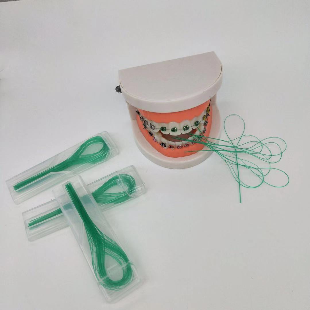 35支盒装牙线针玩具穿引线穿引线牙套钢牙牵引线3件套装