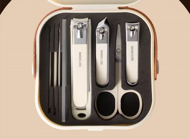 Nail clipper set, anti-splash, unisex